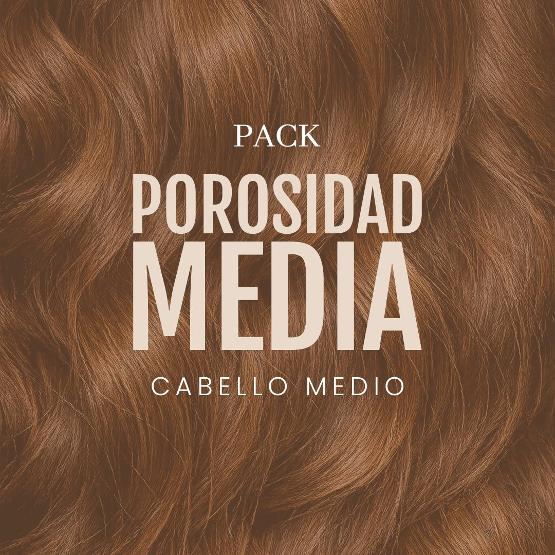 Pack de porosidad media y cabello medio