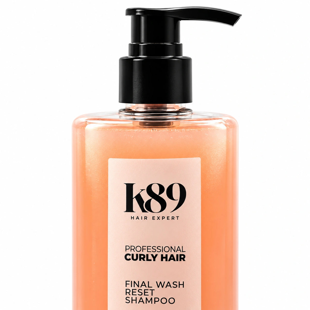 Final Wash Reset Curly Hair Shampoo K89 — detalle del envase