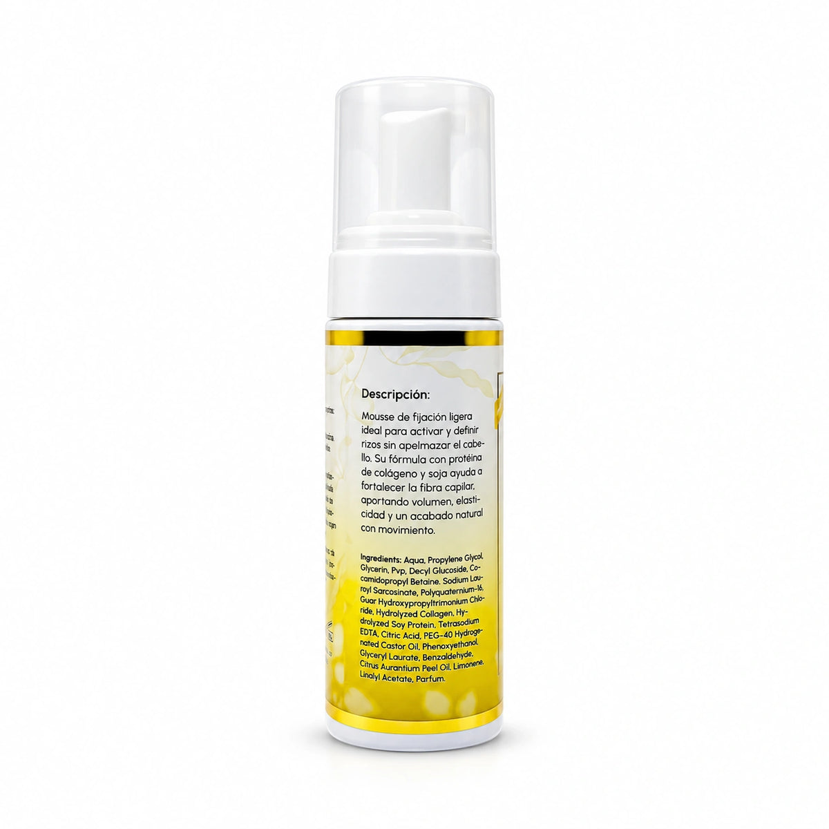Mousse Activadora de Rizos Carmen Cosméticos — vista trasera