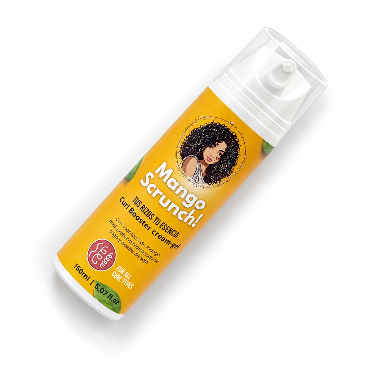 Anira Curls Mango Scrunch — vista diagonal
