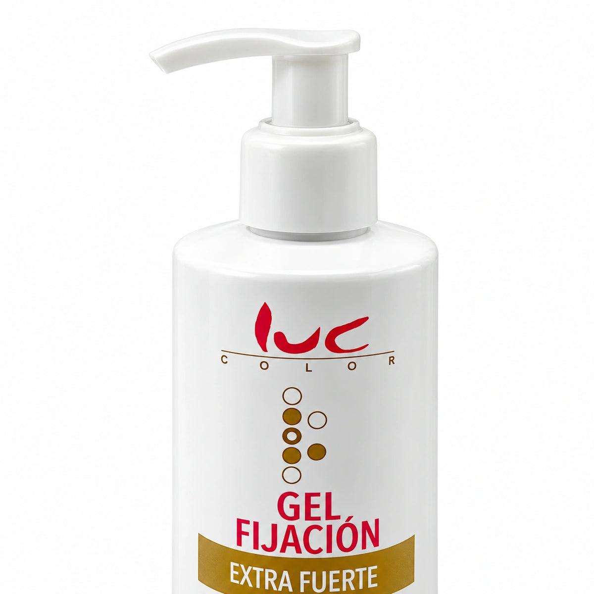 Gel Fijador Extra Fuerte Luc Color — detalle del envase