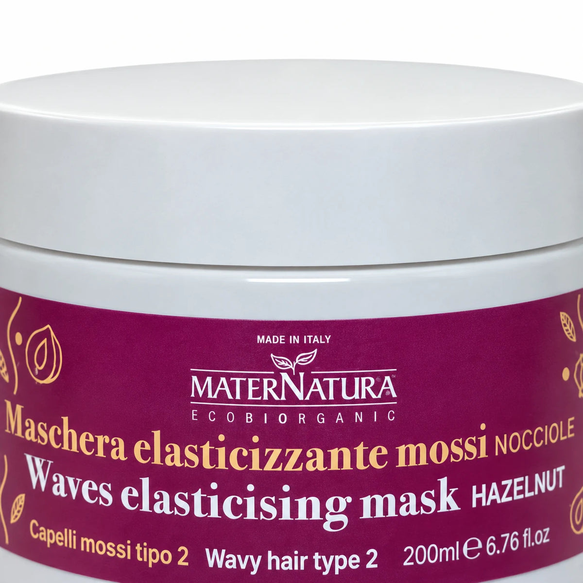 Mascarilla Rizos y Ondas Maternatura — detalle del envase