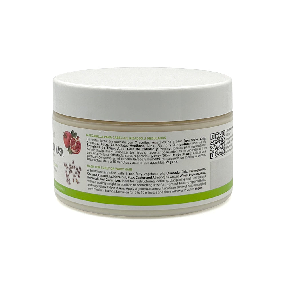 Curly Superglow Mask con proteínas Alma Secret