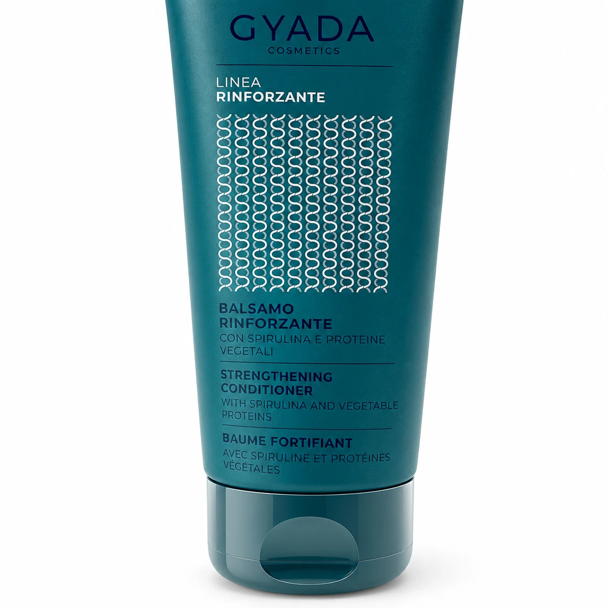 Gyada Acondicionador Fortalecedor con Espirulina — detalle del envase