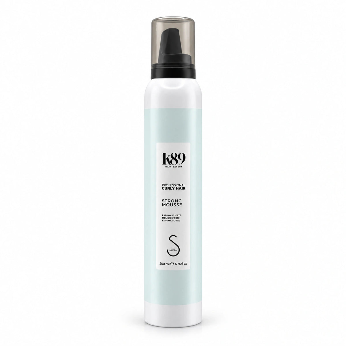 Espuma Fijación Fuerte Curly K89 — vista frontal