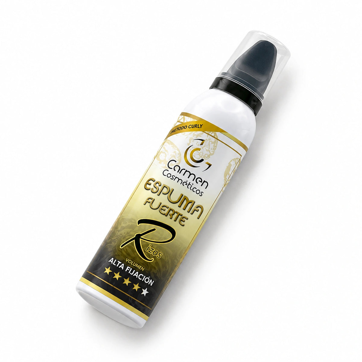 Espuma Fuerte Rizos Carmen Cosméticos — vista diagonal