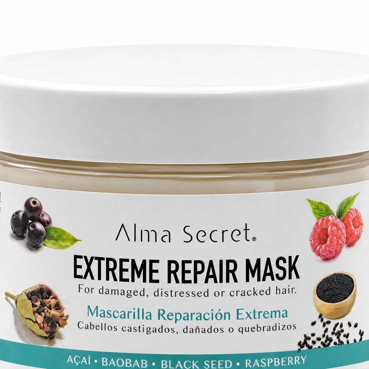 Extreme Repair Mask Alma Secret — detalle del envase