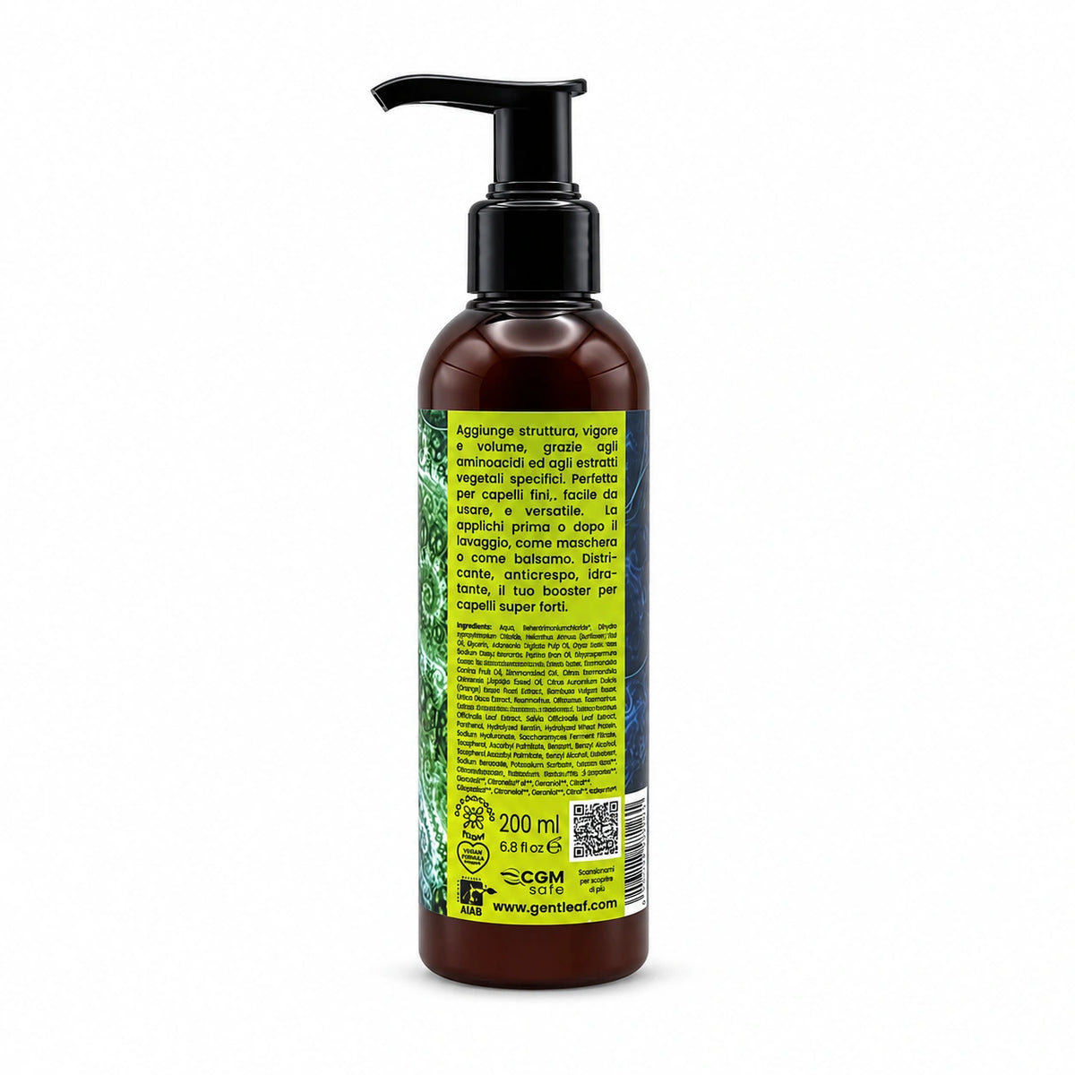 Task Force Protein Booster — vista trasera