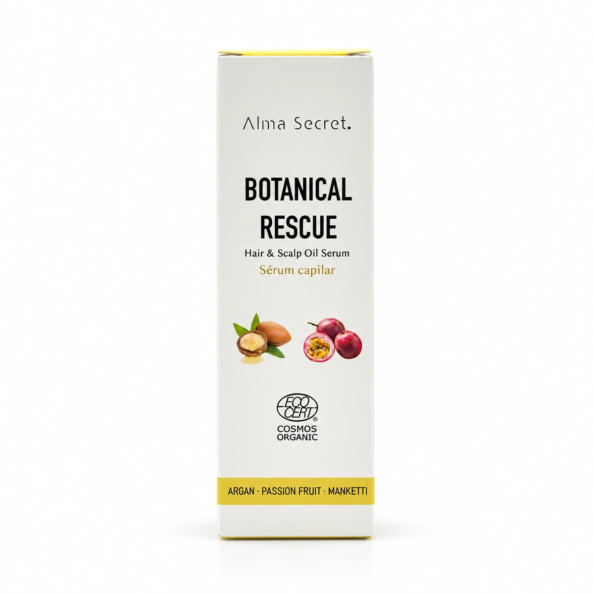 Sérum Capilar Botanical Rescue — vista frontal de la caja