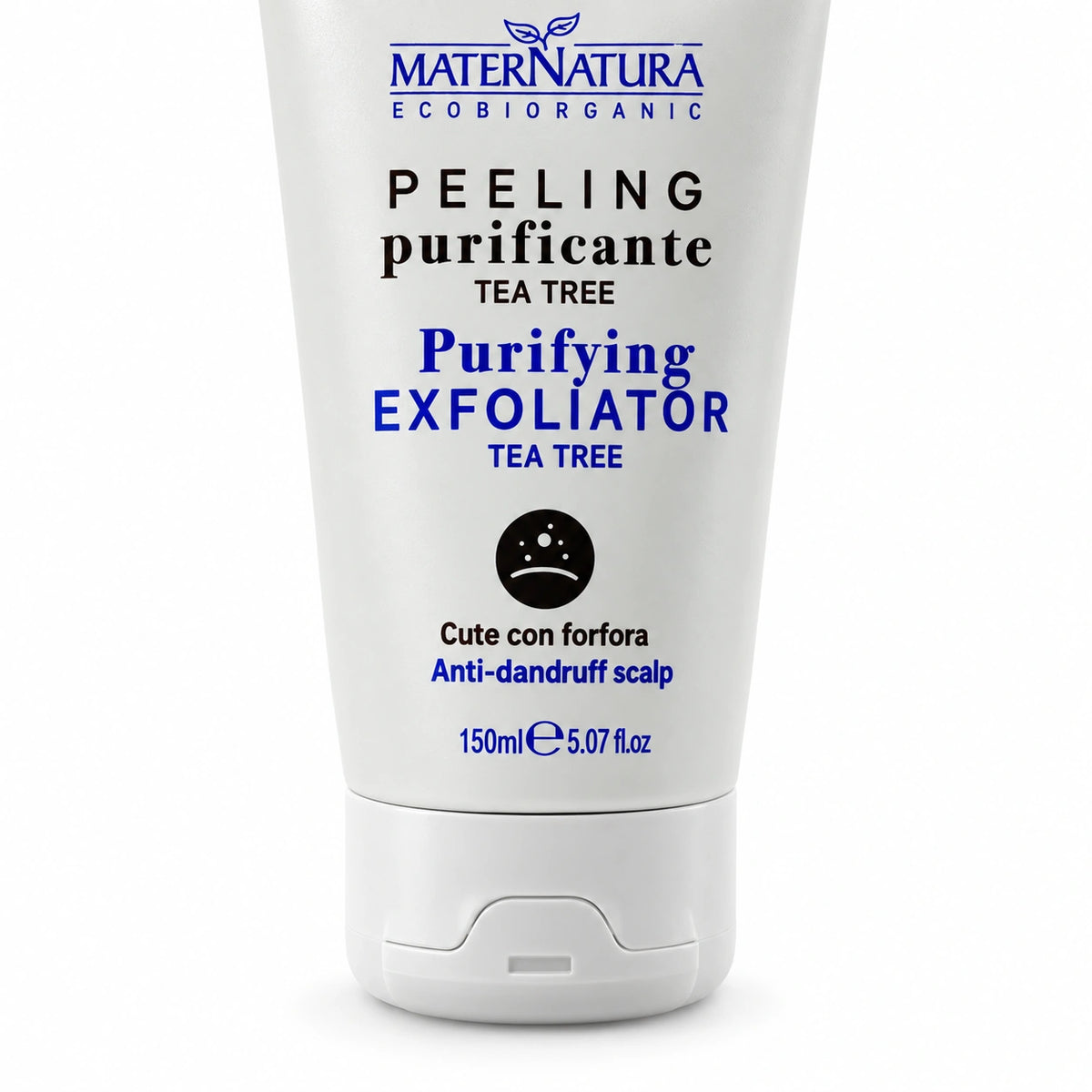 Peeling Cuero Cabelludo Tea Tree Maternatura — detalle del envase