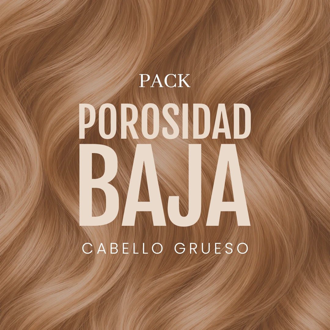 Pack de porosidad baja y cabello grueso